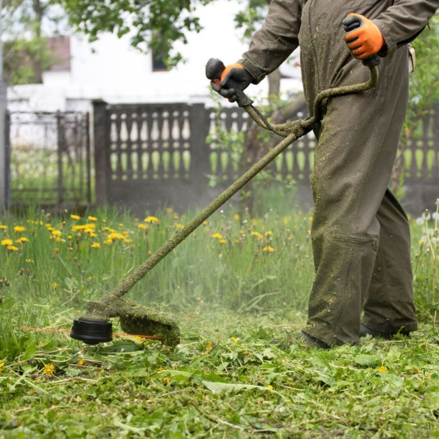 Grass strimming service